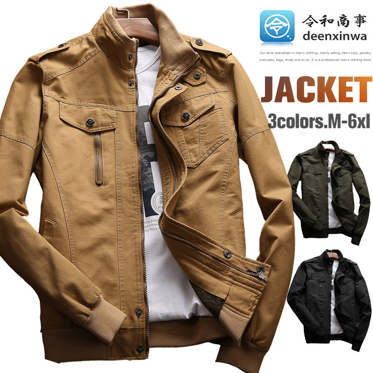 楽天市場】ジャケット メンズ ミリタリージャケット 厚地 ワーク