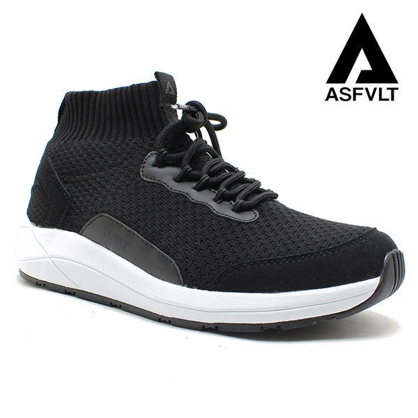 ASFVLT アスファルト PURSUIT MID BLACK RAVEN 撥水加工 軽量