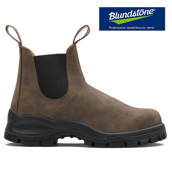 BLUNDSTONE ブランドストーン LUG BOOT BS2239 ラスティックブラウン BS2239267 サイドゴア ユニセックス 防水加工  最大50%OFFクーポン