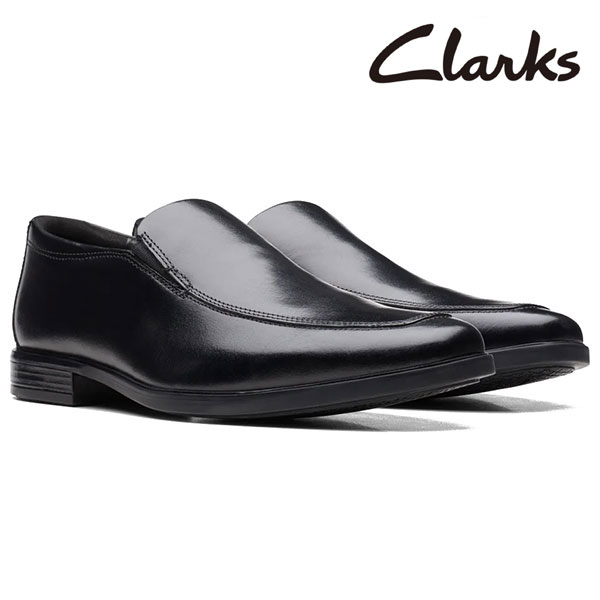 Clarks クラークス Howard Edge ホワードエッジ 本革 御召しもの 商行為 スリッポン U心付け