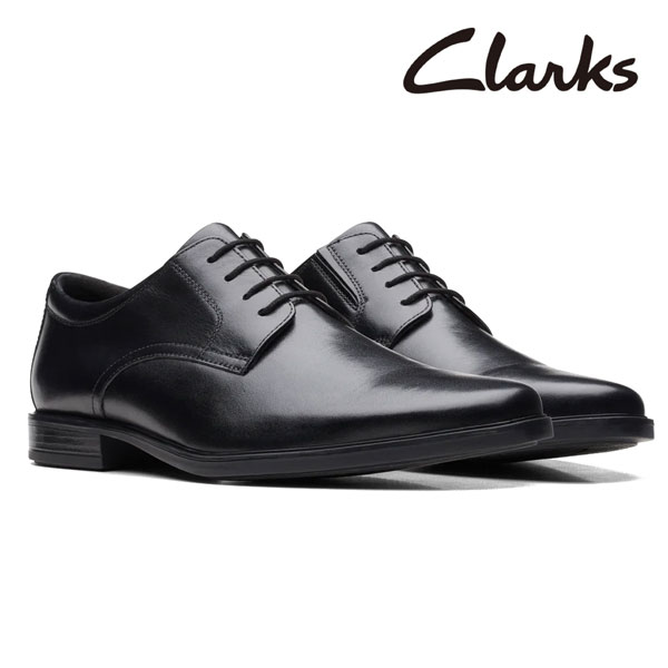 Clarks クラークス Howard Walk ホワードウォーク 本革 ドレス ビジネス レースアップ プレーン|Relaaax