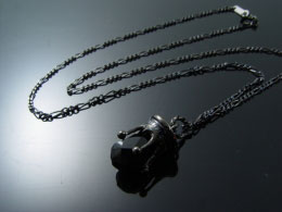 KENBLOOD ケンブラッド ブリオレットCZ＆ミルククラウンペンダント 首飾り 黒いこと 【KP-305】【SilentMajority】【メンズ レディース・ユニセックスモデル】 ジュエリー・アクセサリー-ネックレス・ペンダント-メンズジュエリー・アクセサリー