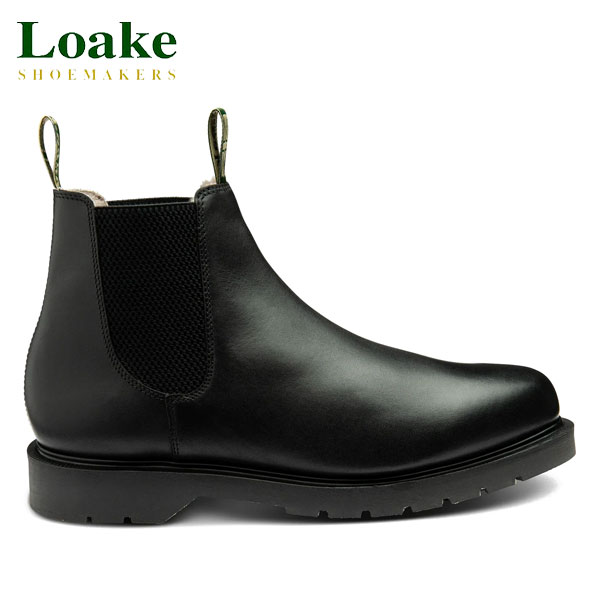 Loake England ローク McCAULEY マコーリー カーフレザー チェルシーブーツ サイドゴア モッズブーツ ハンドメイド 英国製 本革 メンズ Fフィット 3E相当 PVCソール MCCB