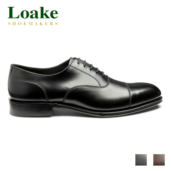 Loake England ローク STONEGATE ストーンゲート カーフレザー オックスフォード ストレートチップ ビジネス ドレス ハンドメイド 1880 クラシック 英国製 本革 メンズ Fフィット 3E相当 レザーソール ECSTOB/ECSTODK