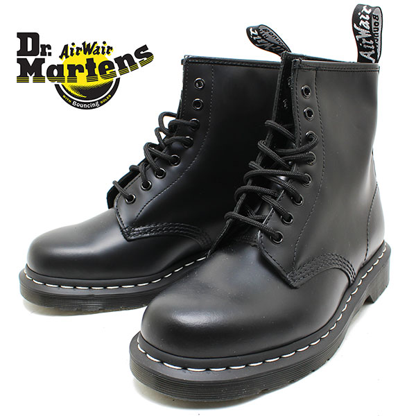 Dr.Martens ドクターマーチン 1460 8EYE BOOT WHITE STITCH 24758001 BLACK ホワイトステッチ marten24758001.jpg