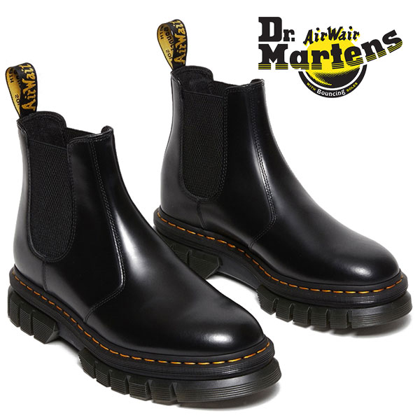 美品　ドクターマーチン　2976 MAX　厚底　23　黒　ブラック　サイドゴア ドクターマーチン Dr.Martens チェルシーブーツ サイドゴア