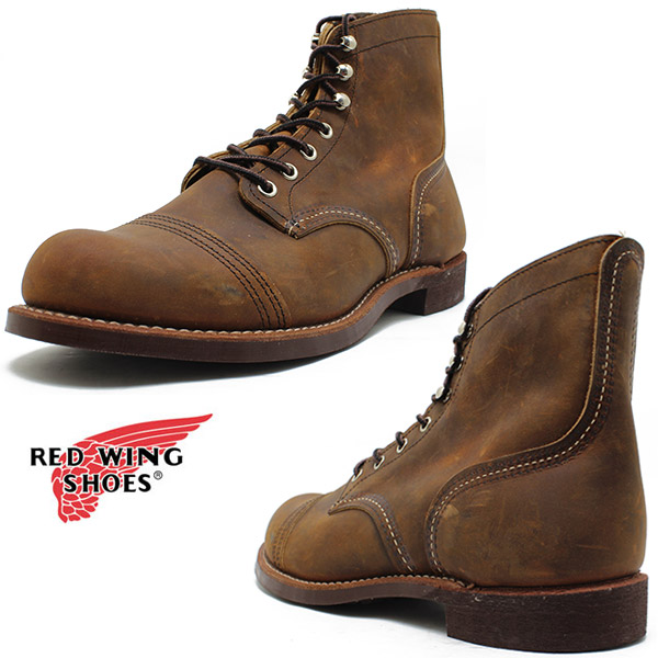 ☆決算特価商品☆ REDWINGJAPAN正規品 レッドウィングRW8085 IRON RANGER アイアンレンジャー カッパー ラフ タフ レッドウイング  キャップトゥ 革靴 メンズ 本物 本革 fucoa.cl