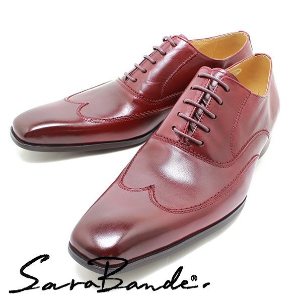 SARABANDE/サラバンド 1372 ダブルモンクストラップスリッポン バッファローレザー・ロングノーズビジネスシューズ ワイン【ボロネーゼ製 楽天市場】SARABANDE サラバンド 1372 ダブルモンクストラップ