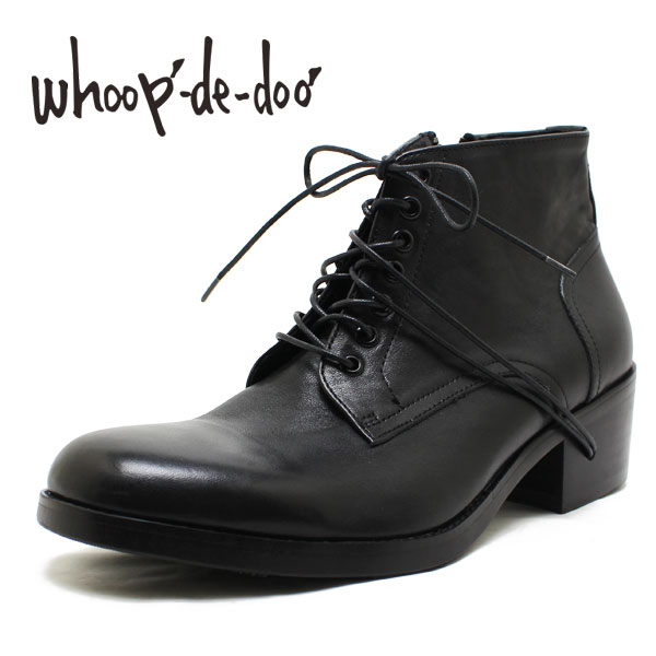 フープディドゥ whoop-de-doo 24237610 ハイヒールホールラウンドブーツ costume no age 本革 whoop'-de-doo'｜Relaaax 21,384円