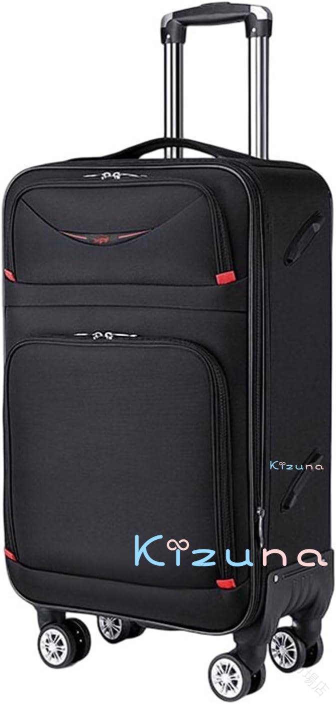 スーツケース ソフトキャリーケース オックスフォード布 撥水加工 耐衝撃 大容量 40L 機内持込 収納便利 鍵付き 3桁ダイヤル式 盗難防止 静音 ダブルキャスター 360度回転 キャリーバッグ|りれーしょん23店