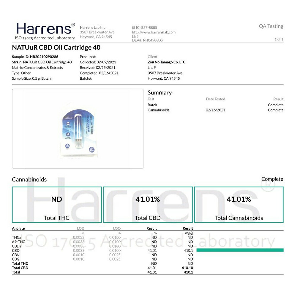 Cbd 油類 Oil クォンティティー密度 パトローネ Natuur Cbd 50百分率 Oil Cartridge ナチュール 50 カートリッジ Cbd 250mg 0 5ml 50 Vape ベイプ リラクサ Cannes Encheres Com