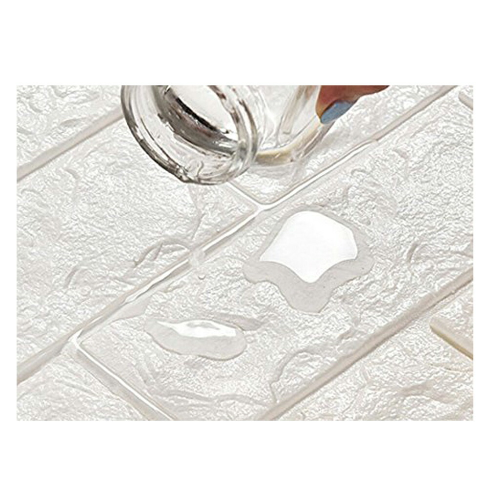 スーパーsale 10 Off 壁紙 シール おしゃれ 白 レンガ ウォールステッカー 3d 立体 70cm 77cm 30枚 ナチュラルホワイト Diy 立体自己粘着シール 北欧 パネル クロス Csecully Fr