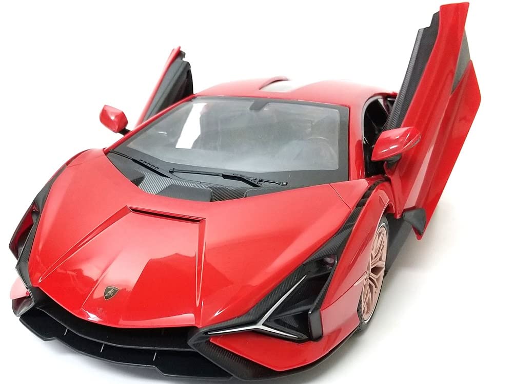 ランボルギーニ シアン FKP37 ラジコンカー 1/14RC 2.4Ghz 5台まで同時走行可能 RASTAR レッド
