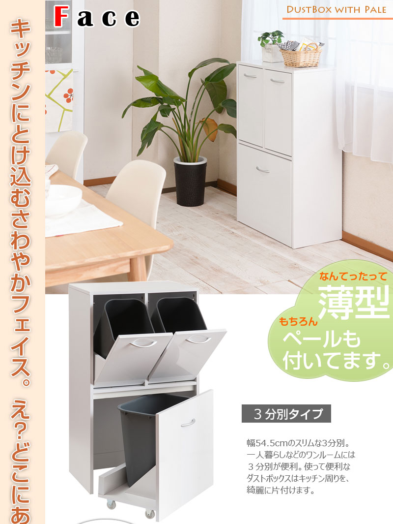 流行に 楽天市場 Fy 0028 代引き 時間指定不可 キッチンシリーズface 3分別ダストボックス ホワイト 幅54 5 C 149 インテリア通販reliable 送料込 Www Periltuocuore It 流行に 楽天市場 Fy 0028 代引き 時間指定不可 キッチンシリーズface 3分別ダストボックス ホワイト 幅54 5 C 149 インテリア通販reliable 送料込 Www Periltuocuore It