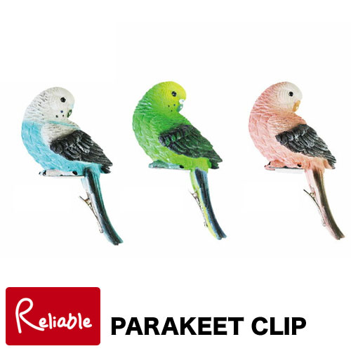 楽天市場 在庫限り Parakeet Clip パラキートクリップ Blue ブルー Green グリーン Pink ピンク インコクリップ インコ セキセイインコ 鸚哥 小鳥 トリ リライアブルプラス1