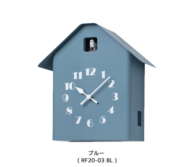 レムノスLemnosDachsCuckooダックスカッコーイエロー(RF20-03YE)ブルー(RF20-03BL)グレー(RF20-03GY)デザイナーズ時計鳩時計バード鳥時計掛け時計置き時計タカタレムノス
