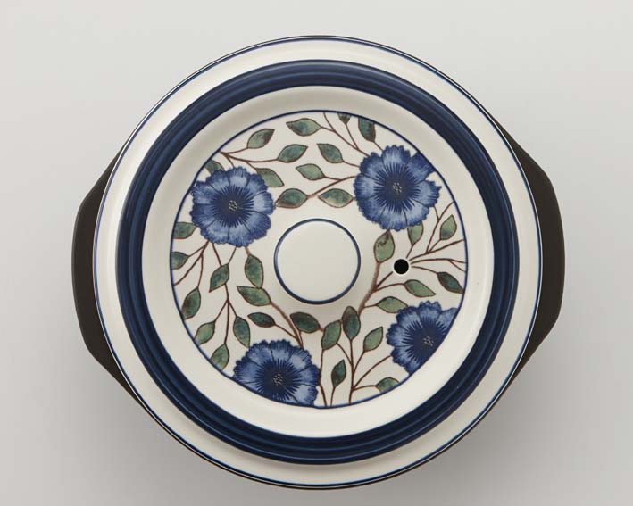 洋風土鍋 洋風土鍋 Ih おしゃれ おしゃれ鍋 おしゃれ土鍋 Ih土鍋 土鍋ih対応 土鍋ih 土鍋 Ih対応 Ih対応土鍋 最大1 000円offクーポン 期間限定 Ihサーマテック土鍋 Ih対応鍋 Ih鍋 Ih 土鍋 Ih Lサイズ Ihサーマテック土鍋 洋風 土鍋 花柄 ブルー