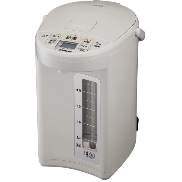 送料無料 象印 電動ポット CD-SE50 | 象印 ZOJIRUSHI CD-SE50-WG 電動ポット 大容量5.0L 大容量5L 985Wスピード沸とう 早く沸かせて たっぷりお湯【最大3,000円OFFクーポン配布中｜25日P2倍】｜リリー（relie）