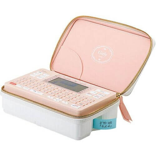 Srgl2 Srgl2 送料無料 テプラ Girly おしゃれ かわいい おしゃれ お名前タグ Srgl2 専用アプリ対応 リリー Relie ラベルライター テプラ 人気 お名前タグ 新学期 ラベルライター Pro キングジム プレゼント 人気 キングジム コーラルピンク Girly