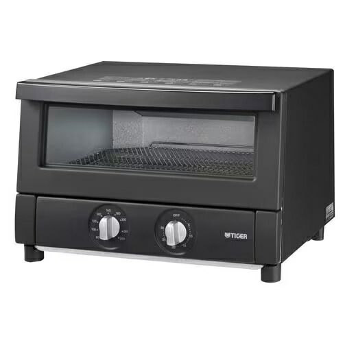 【最大限度3,000円OFFクーポン券有・10日PT3倍！お買い出しマラソン】虎 オーヴントースター KAV-B130 | TIGER タイガー魔法瓶 KAV-B130KM オーヴントースター 祝杯3枚 引っ敷き黒いこと トースター-家電-キッチン家電