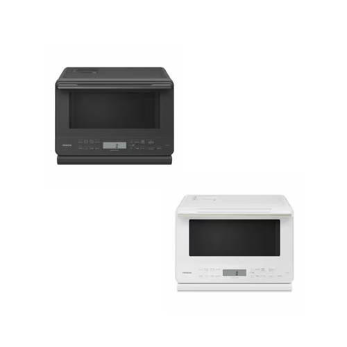 日立 オーブンレンジ MRO-S7D | HITACHI MROS7D スチームオーブンレンジ 27L コンパクト設計 ホワイト チャコールグレー
