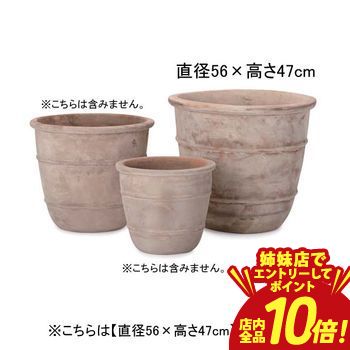 【P10倍（要エントリー）＋クーポン｜姉妹店】 19号 テラコッタ ラウンド プランター | プランター 植木鉢 鉢 鉢カバー 鉢植え シンプル モダンガーデン ガーデニング プランツギャザリング ブリコラージュフラワー 寄せ植え 鉢