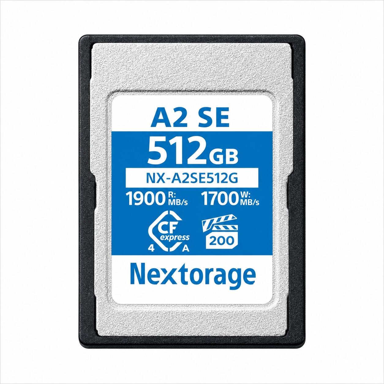 【最強配送対応】 Nextorage 日本メーカー CFexpress 4.0 Type A 512GBメモリーカード VPG200 最大読み出し速度1900MB/s 最大書き込み速度1700MB/s NX-A2SE512G CF express 4.0 typea ネクストレージ｜relief10