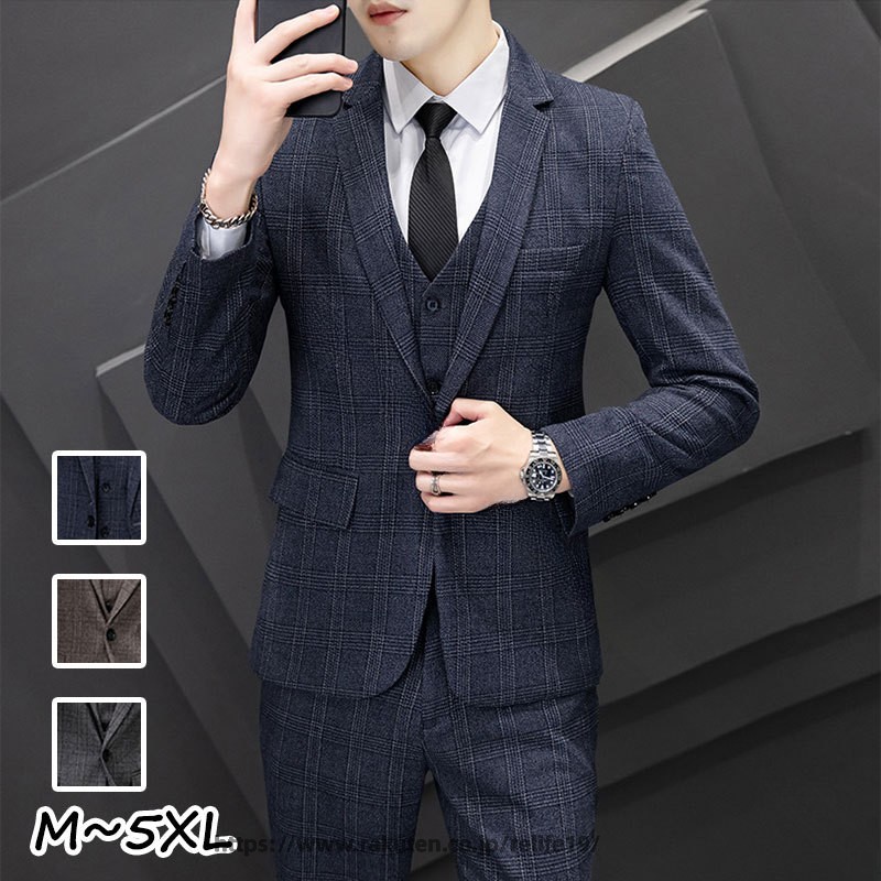 成人男性服 上衣+より良い+ズボン下 一往名取り草 大層らしい大きさ M L XL 2XL 3XL 4XL 通い 二次会 事務室相応う背広書き割り メンズフォーマルウェア