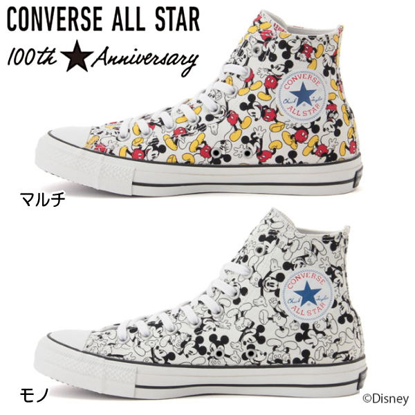Reload of shoes  Model  CONVERSE  ALL STAR 100 MICKEY MOUSE 