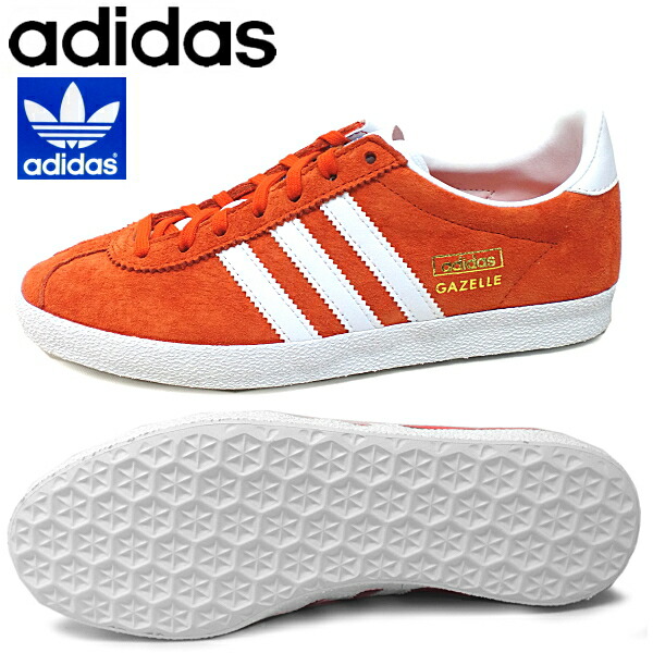 mens orange gazelles