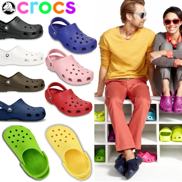 red classic crocs