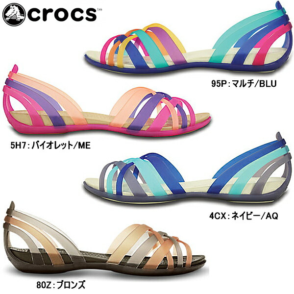 crocs flat sandals