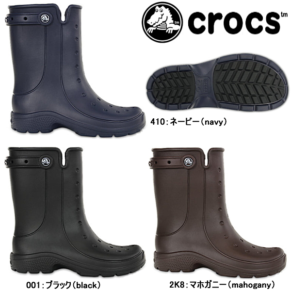 crocs mens rain boots