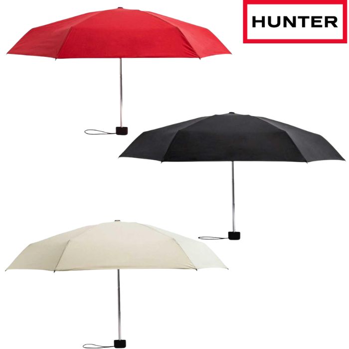狩り人 HUNTER UAU7020UPN UAU7021UPN ユニ一発やる ミニ パウダーコンパクト コウモリ傘 傘 MINI COMPACT UMBRELLA 折りたたみ コウモリ傘 持ちはこぶ 旅する 日がさ 雨水 小物 赤 赤いこと 黒 黒いこと 白 白いこと 男女兼用