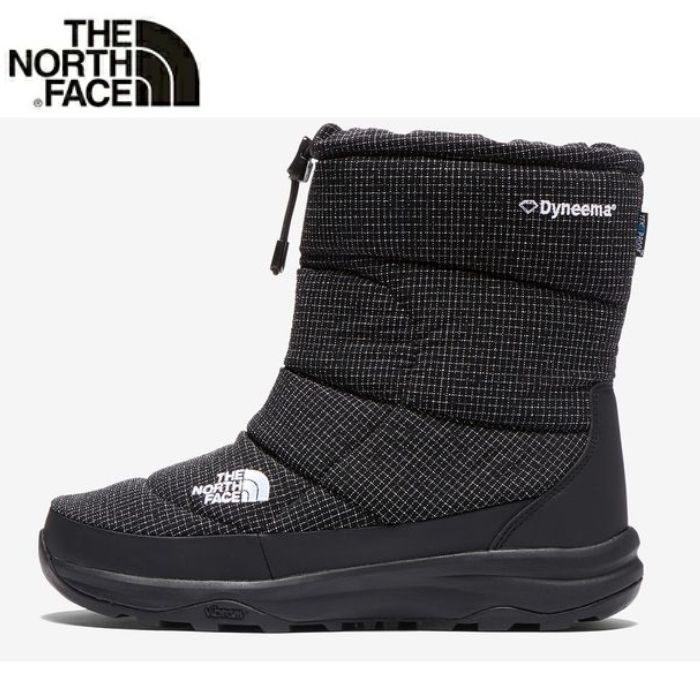 ザノースフェイス ヌプシ ブーティ ウォータープルーフ VII ダイニーマ NF52470 THE NORTH FACE NSE WP VII DYNEEMA メンズ レディース シューズ 靴 アウトドア ウィンターブーツ 登山 防水 ブラック 秋冬シーズン