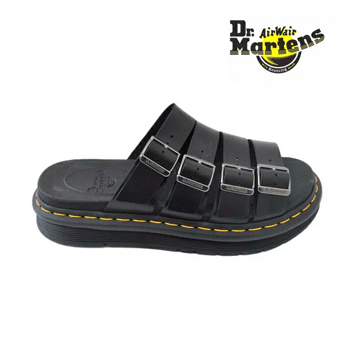 ドクターマーチン サンダル Dr Martens Tate メンズ レディース レザー 本革 ブラック セール 登場から人気沸騰