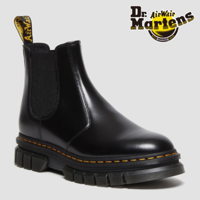 ドクターマーチン Dr.Martens 278340011 RIKARD POLISHED SMOOTH チェルシー ブーツ ブラック 靴 厚底 カジュアル おしゃれ｜スニーカー・靴激安通販 Reload