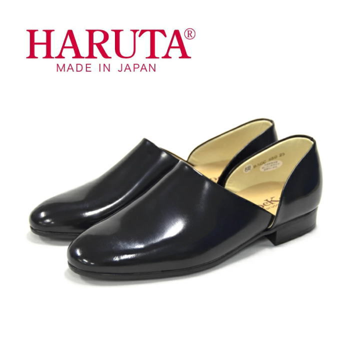 ハルタ HARUTA 850 メンズ スポックシューズ 日本製 御医者さんシューズ 本革 なめし革 心地よい 黒いこと はいり込む式 卒式 新生きて行く