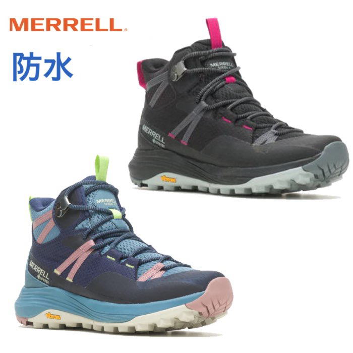 メレル MERRELL W037282 W037288 サイレン 4 ミッド ゴアテックス レディース 雨合羽 透湿 アウトドア スニーカー ご機嫌とり捨てる 靴