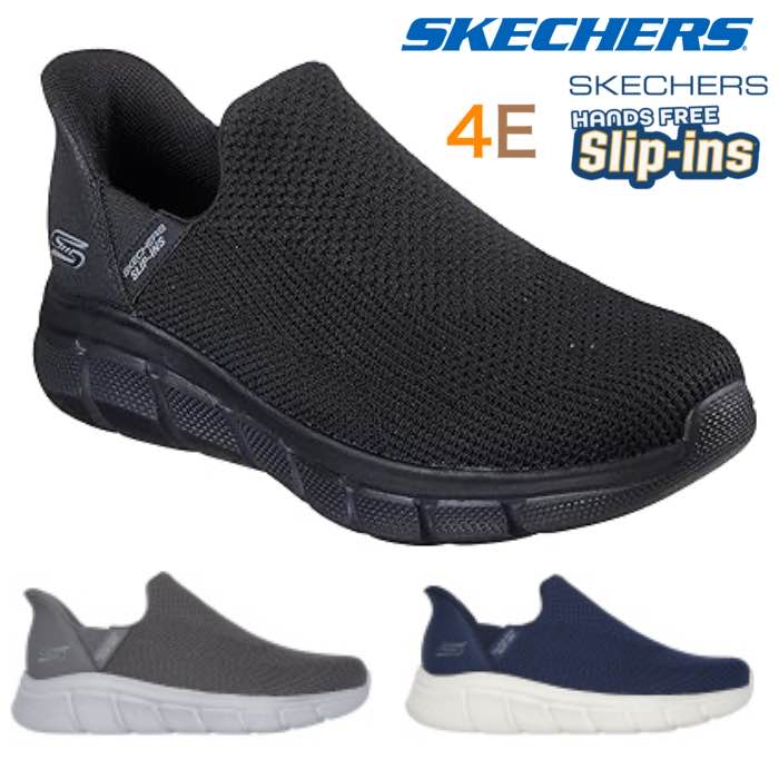 【楽天市場】スケッチャーズ SKECHERS 118306W スリップインズ ボブス ビーフレックス メンズ スニーカー スリッポン 4E