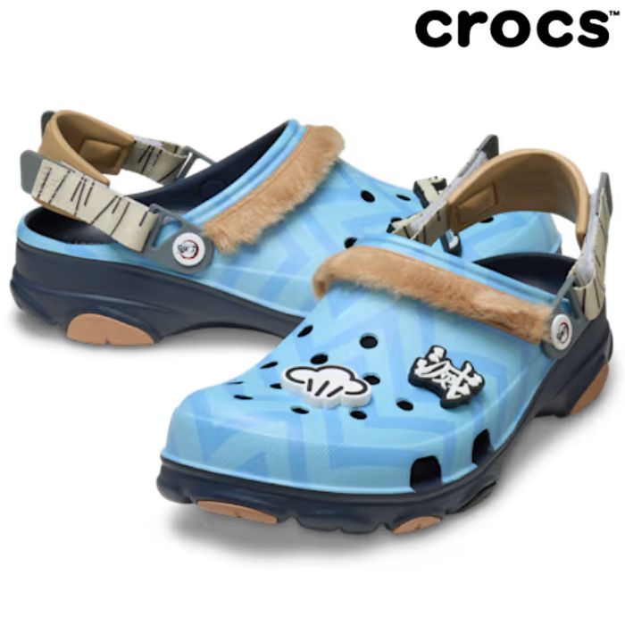 クロックス crocs メンズ レディース サンダル クロックバンド クロッグ すぐ乾く 軽量 人気 ブランド「鬼滅の刃」伊之助 オールテレイン クロッグ クロッグ 212432-90h 海 川 プール レジャー|スニーカー・靴激安通販 Reload
