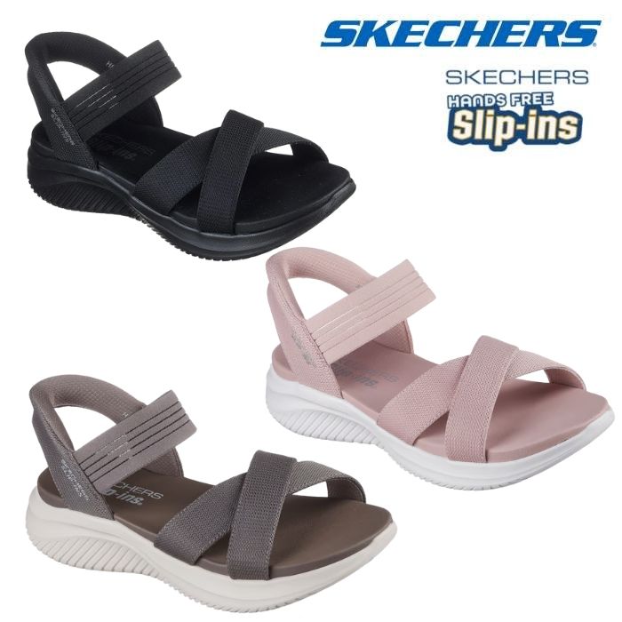 【楽天市場】スケッチャーズ SKECHERS 119975 レディース サンダル スリップインズ ウルトラ フレックス 3.0 ネバーベター ...