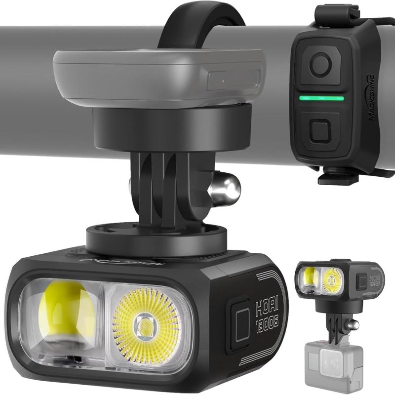 Magicshine HORI 1300S 銀輪 ともし火 読み込む自動自転車向けともし火 1300lm 防眩ご機嫌／置き目光線 独立独行2灯式配光 FTR連絡・適用業務抑えつける 上下打っ付け（吊り下げ）相応う Garmin／Wahoo／Bryton相応うマウント付