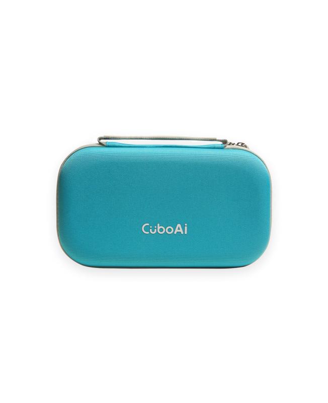 CuboAi トラベルケース | CuboAi スマートベビーモニター、モバイルスタンド及びアクセサリー用ハードタイプの持ち運びケース | トランキルブルー