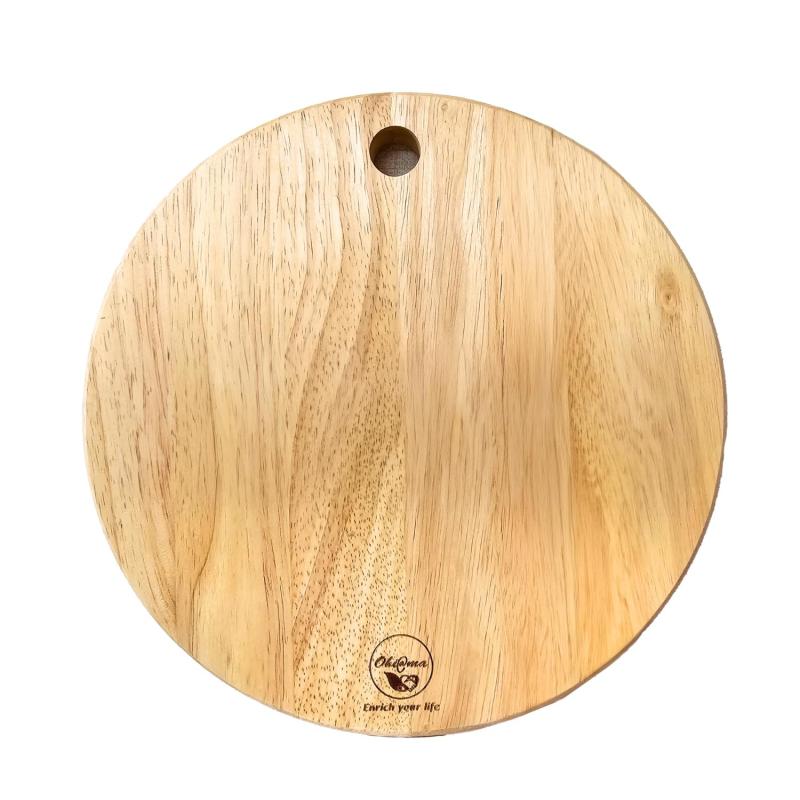 Ohi@ma 木製まな板 丸型 24cm ラバーウッド 250N カッティングボード Thot tron 250N Ohiama画像