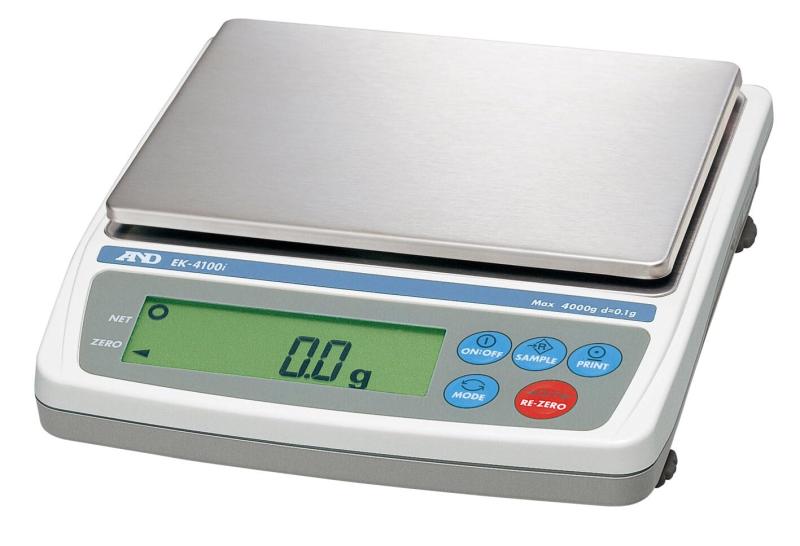 A&D パーソナル天びん EK-4100i ひょう量:4000g 最小表示:0.1g 皿寸法:170(W)*133(D)mm