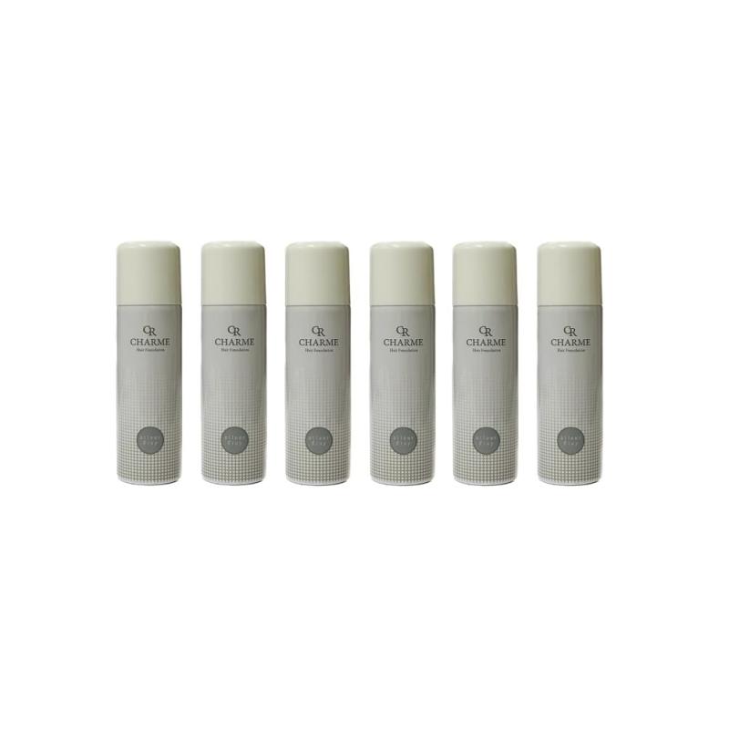 シャルムヘアーファンデーション 80g しろがね色薄墨色 ×6仕掛ける その他-日用品雑貨・文房具・手芸