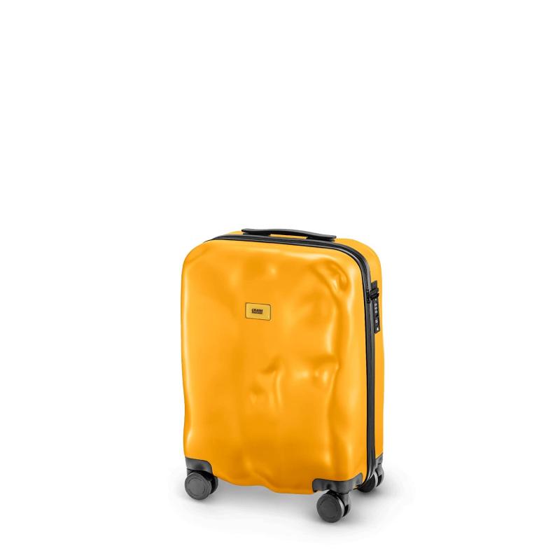[クラッシュバゲージ] スーツケース アイコン 35L S 軽量 機内持込可 旅行 キャリーケースCABIN イエロー cb161-04