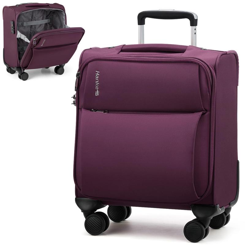 [Hanke] キャリーケース 機内持ち込み 大容量30L スーツケース 機内持ち込み スーツケース SSサイズ 片開き キャリーケース 小型 軽量 静音ダブルキャスター TSAロック 海外旅行 ビジネス 出張