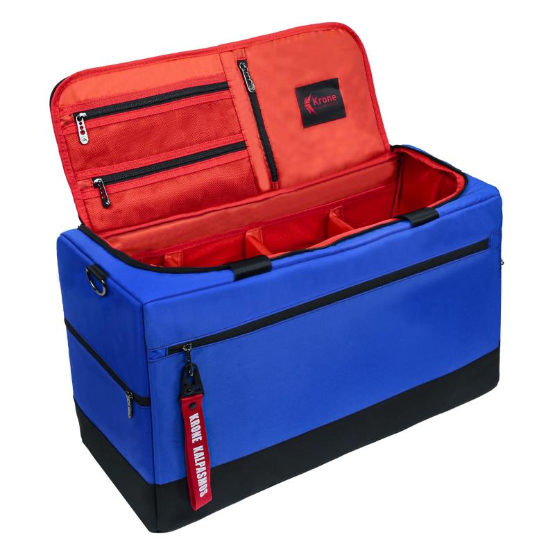 Krone Kalpasmos 旅する用ダッフルバッグ 50L 特大大きさ スポーツダッフルバッグ メンズ 青碧
